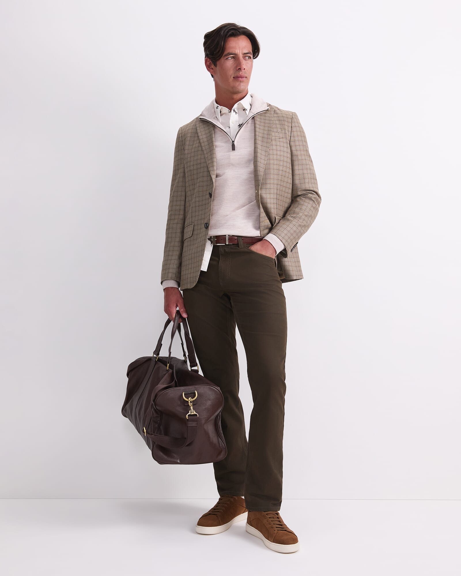 Check Single Breasted Blazer