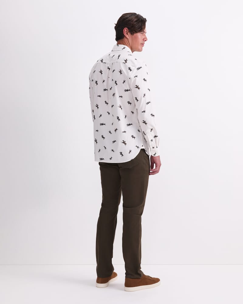 Jo Long Sleeve Liberty Shirt in WHITE MULTI