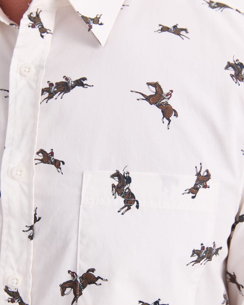 Jo Long Sleeve Liberty Shirt in WHITE MULTI