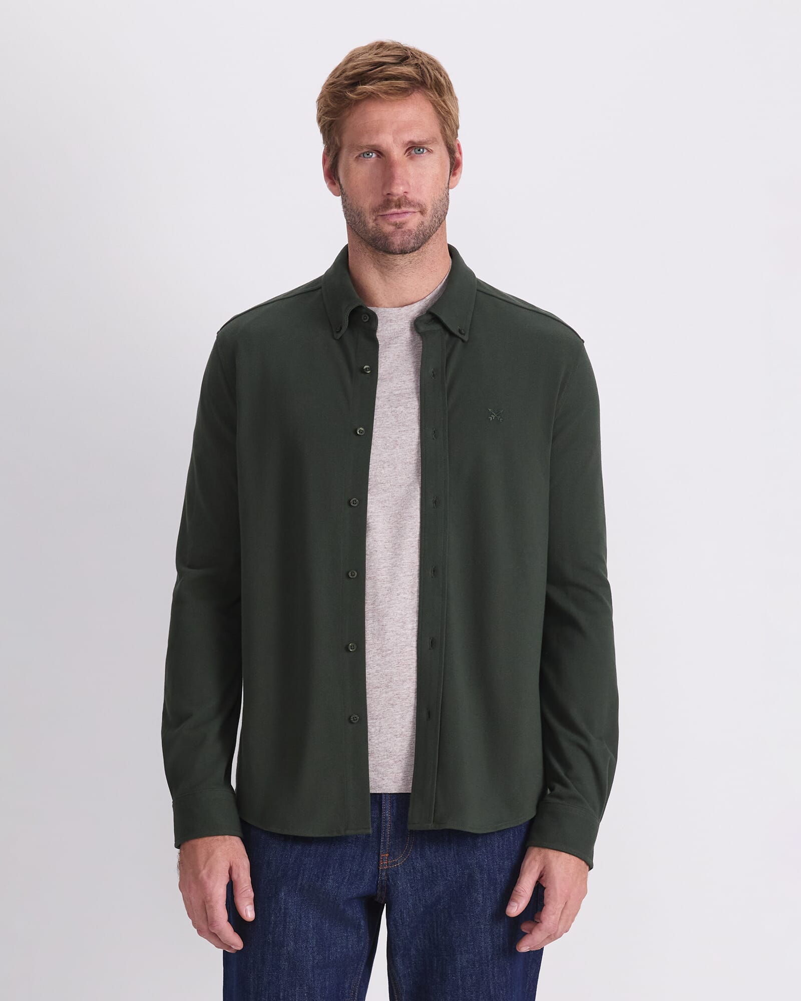 Long Sleeve Pique Shirt