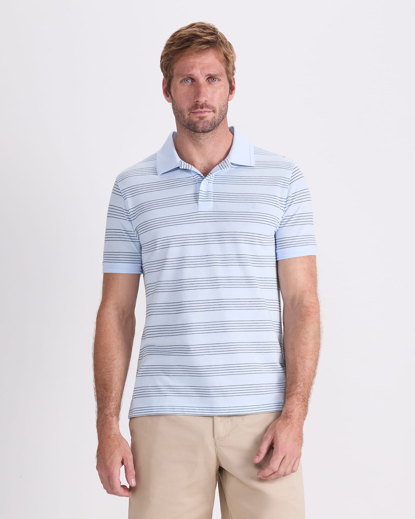 SC Stripe Pique Polo