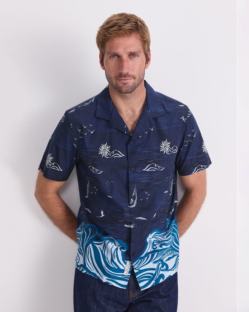 Neilson Resort Shirt in BLUE MULTI