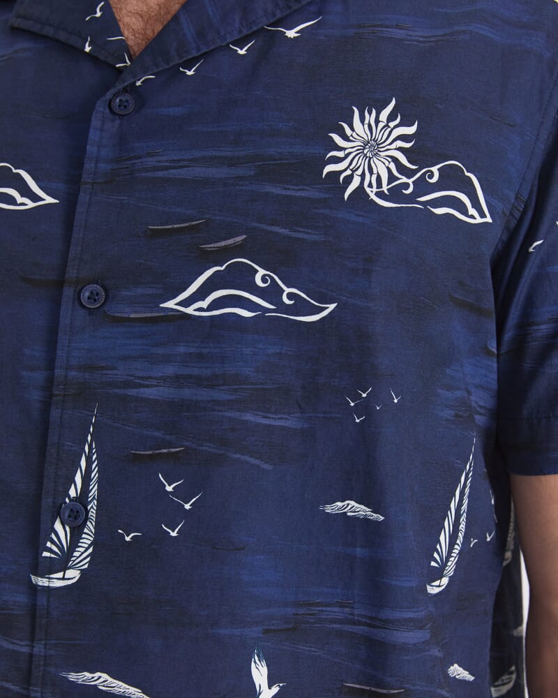 Neilson Resort Shirt in BLUE MULTI