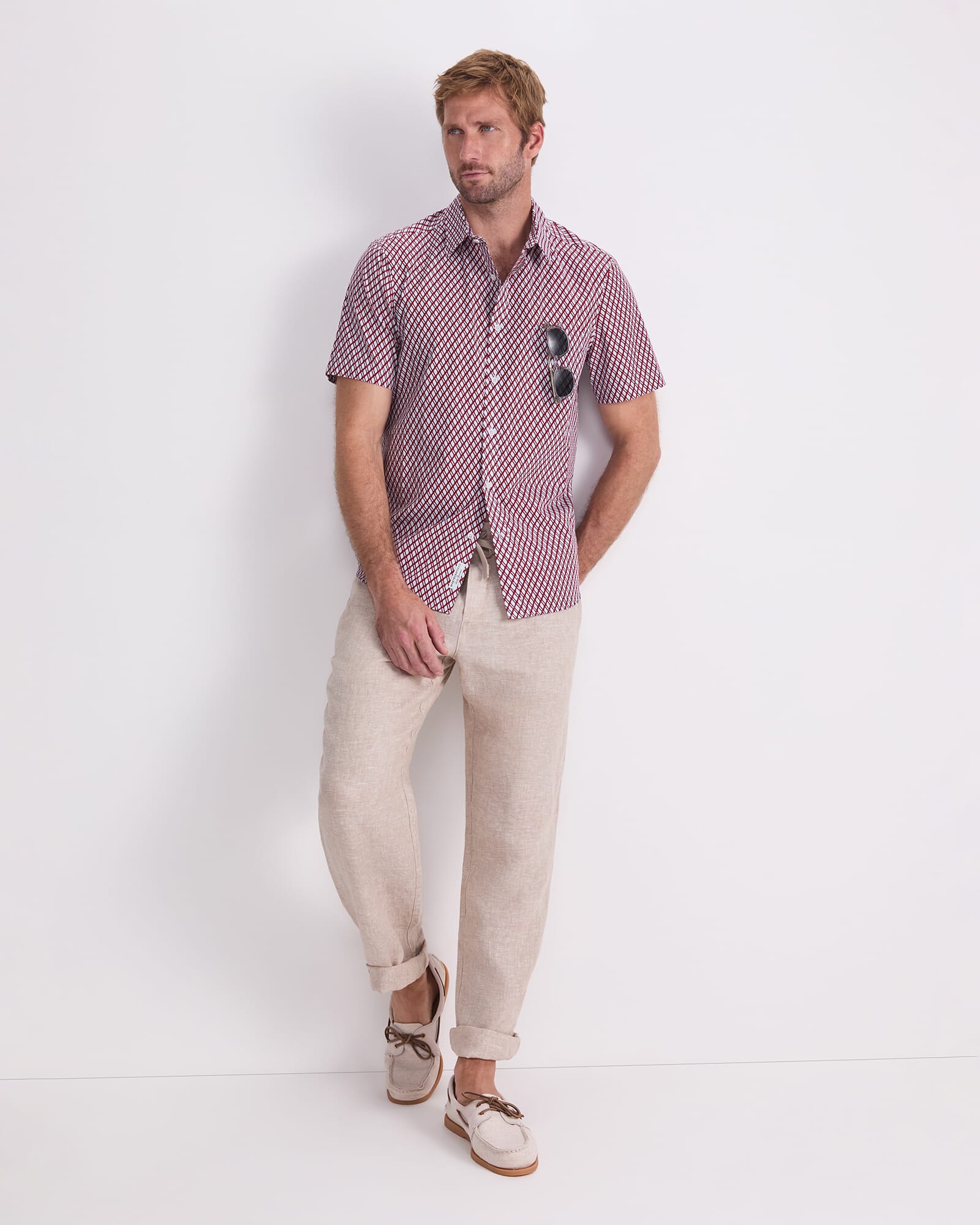 Joss Short Sleeve Print Shirt