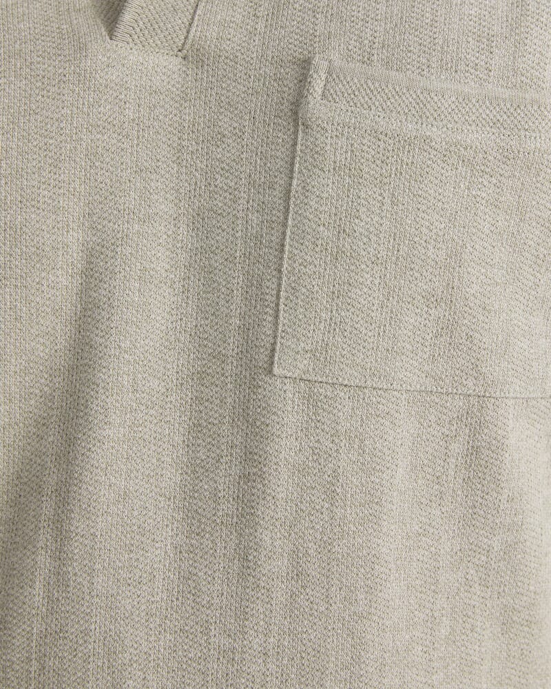 Odin Textured Polo in SAGE