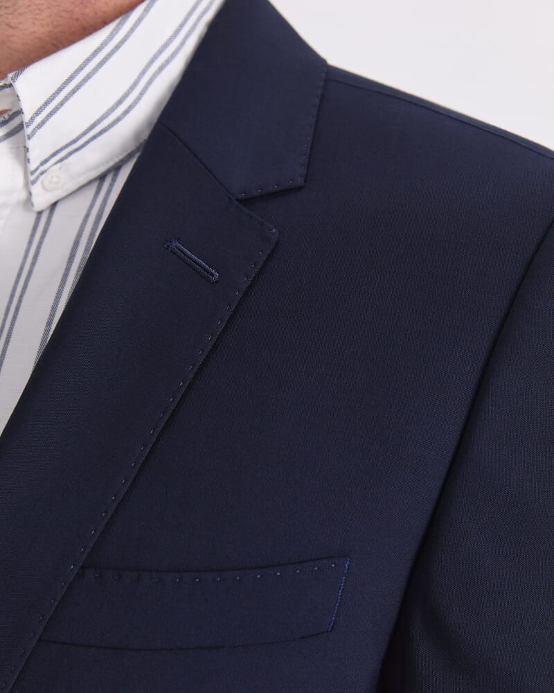 Miles Wool Blazer in NAVY