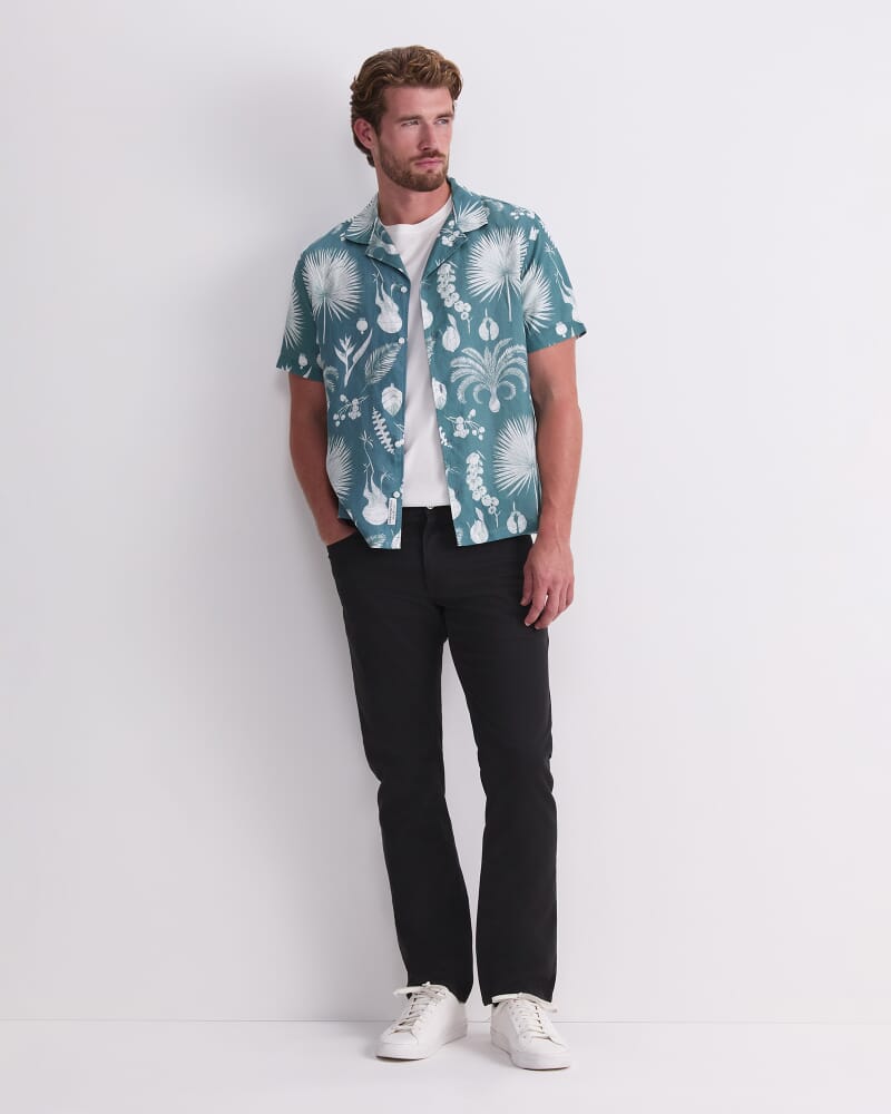 Silas Resort Shirt in MALACHITE