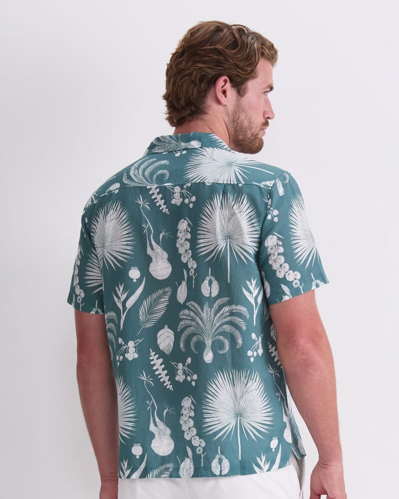 Silas Resort Shirt in MALACHITE