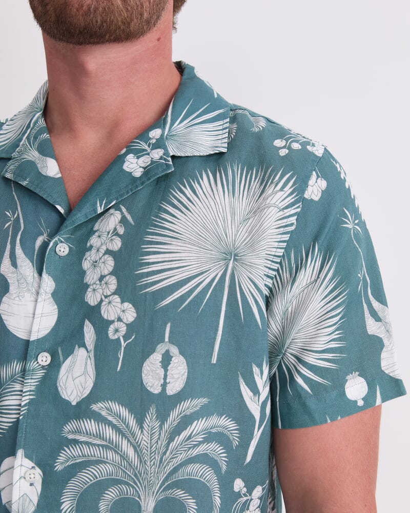 Silas Resort Shirt in MALACHITE