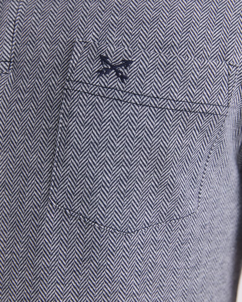 SC Chevron Polo in NAVY MULTI