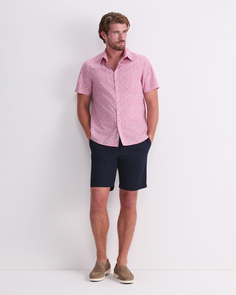 Archive Liberty Short Sleeve Shirt in ROSE