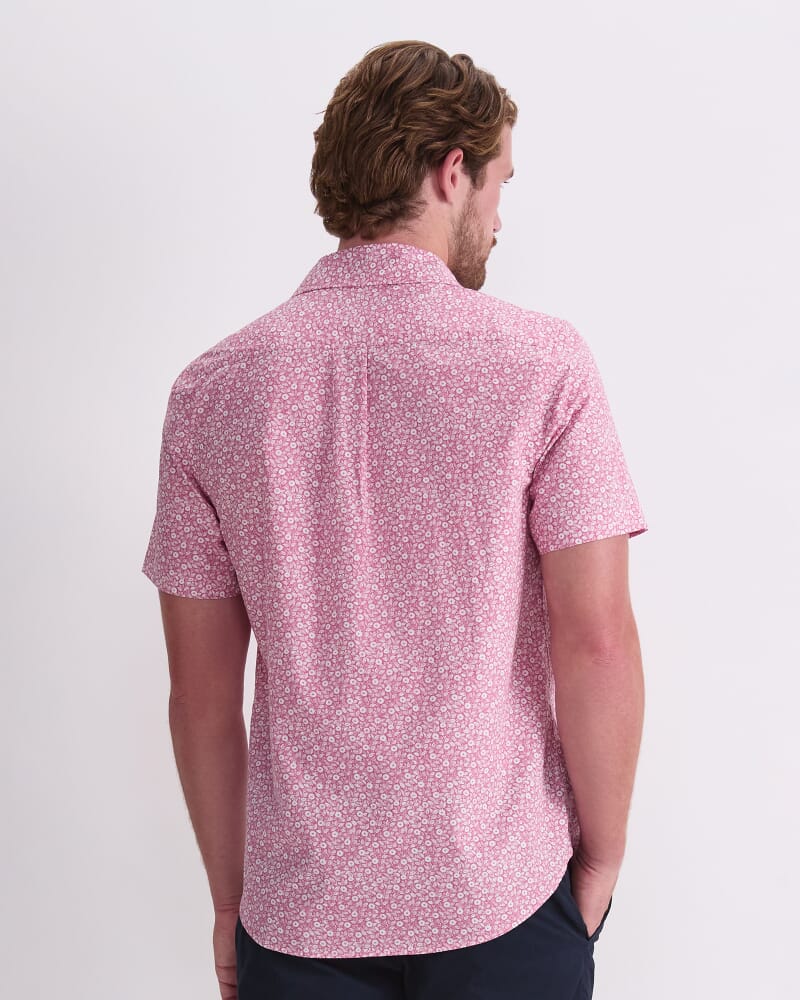 Archive Liberty Short Sleeve Shirt in ROSE
