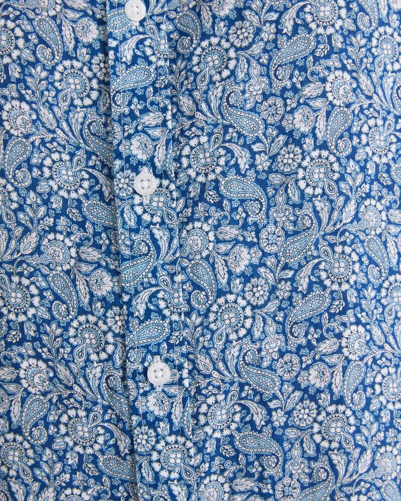 Theodore Liberty Short Sleeve Shirt in NAVY
