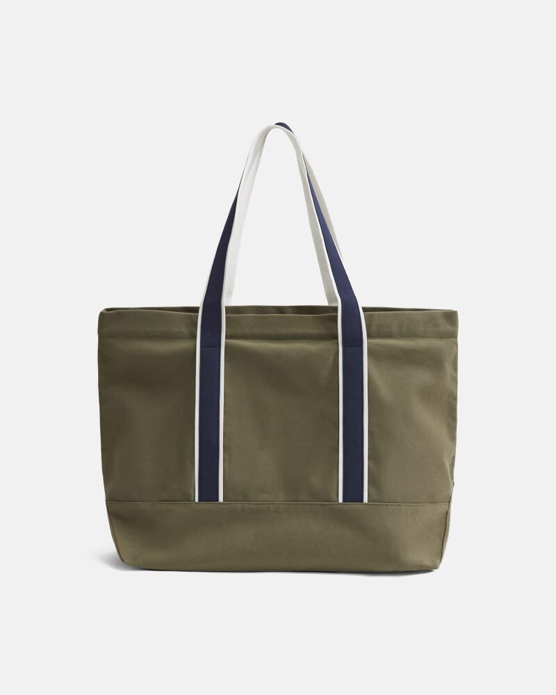 Club Sport Canvas Tote in KHAKI