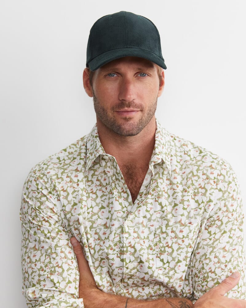 SC Logo Cord Cap in FOREST