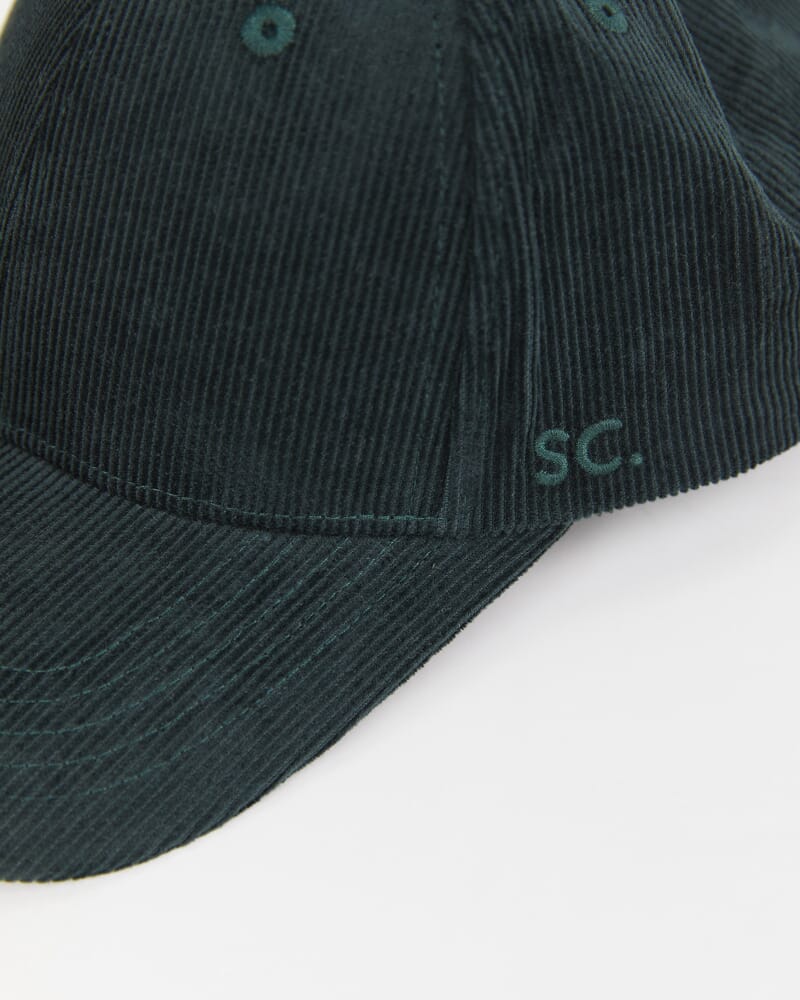 SC Logo Cord Cap in FOREST