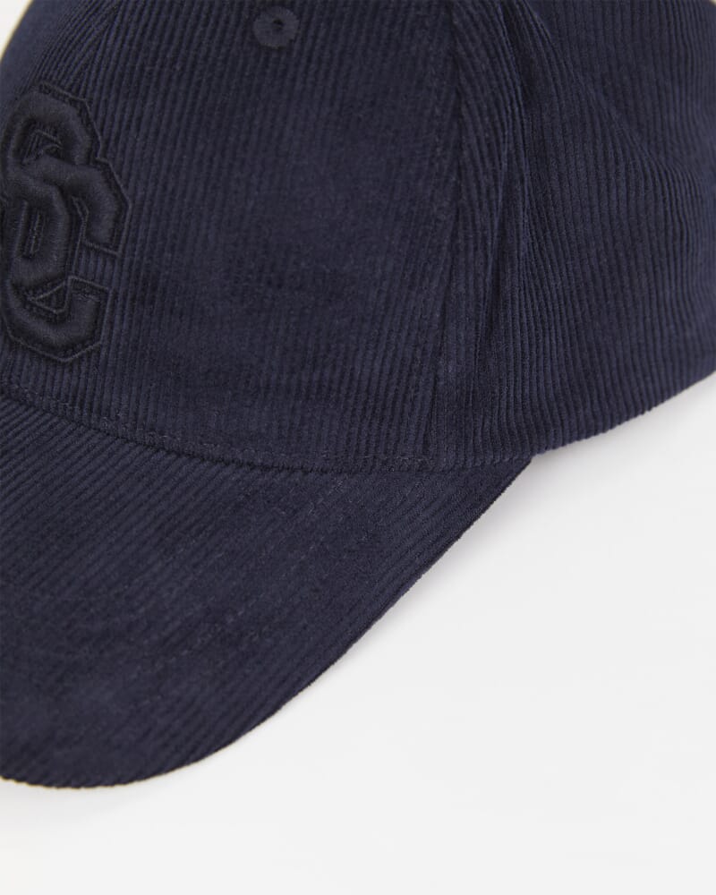 SC Logo Cord Cap in NAVY