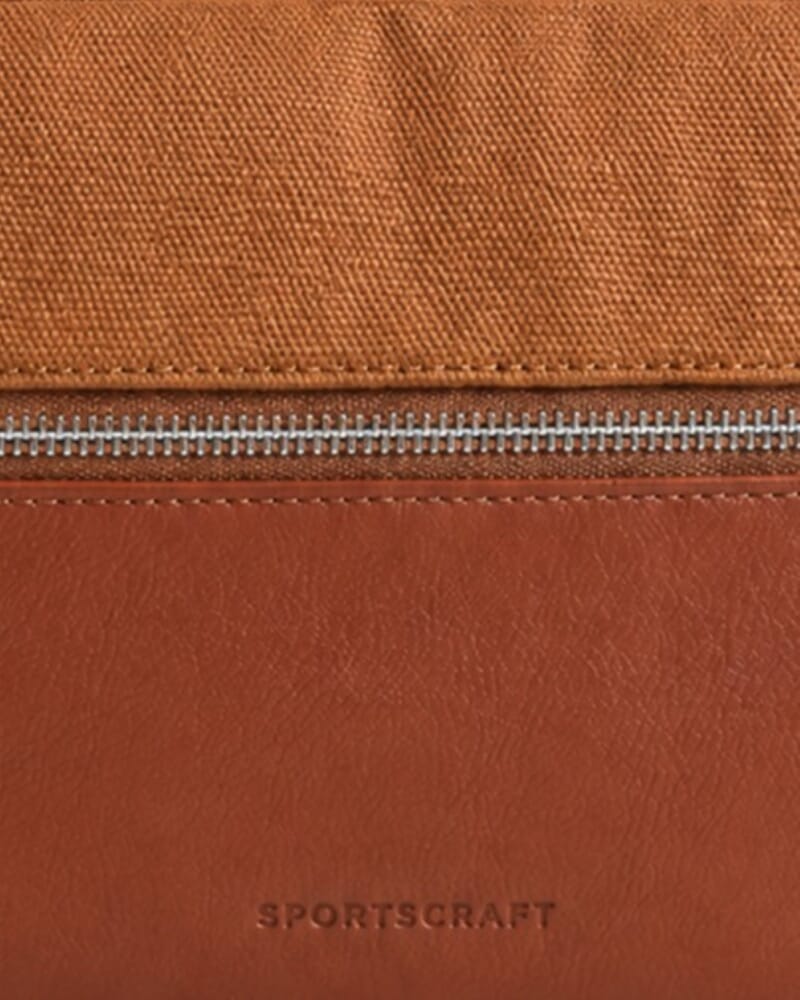 Howard Wash Bag in NAVY/CAMEL