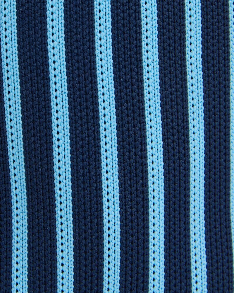 Stripe Cross Over Bag in BLUE MULTI