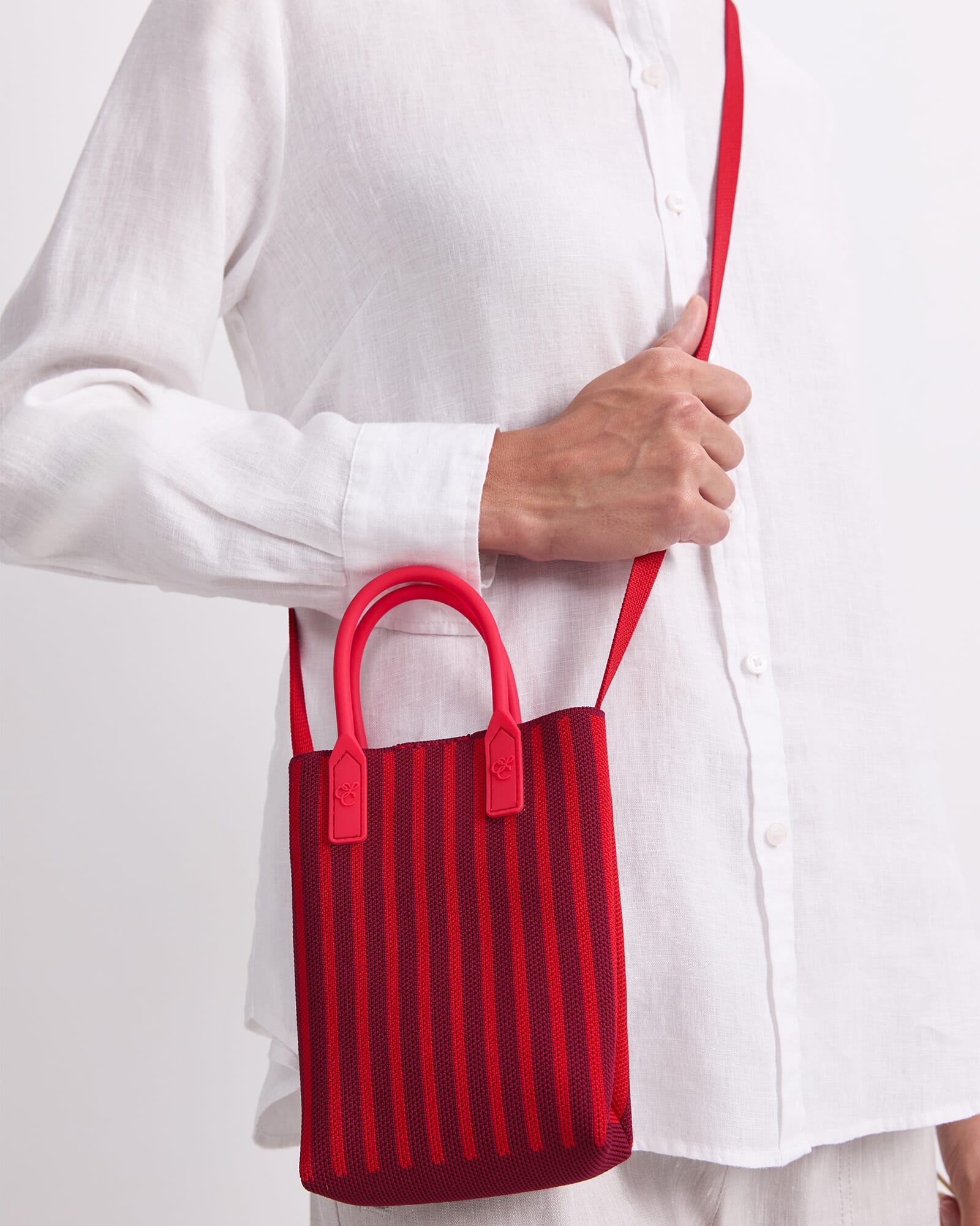 Stripe Cross Over Bag