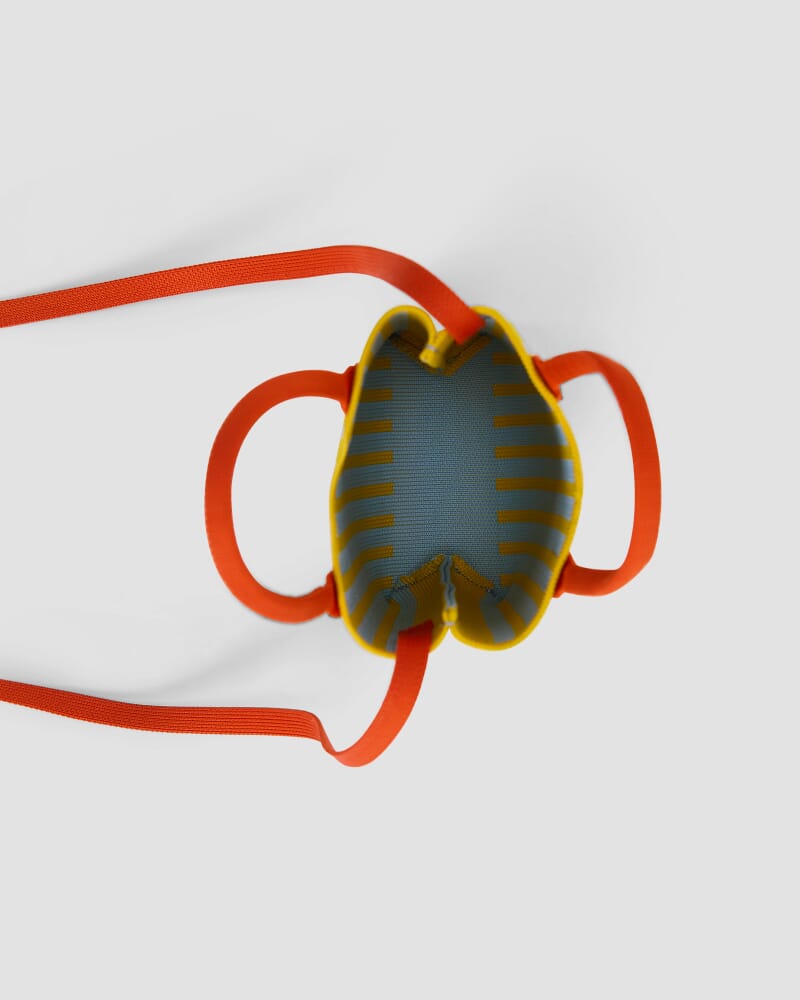 Stripe Cross Over Bag in YELLOW MULTI