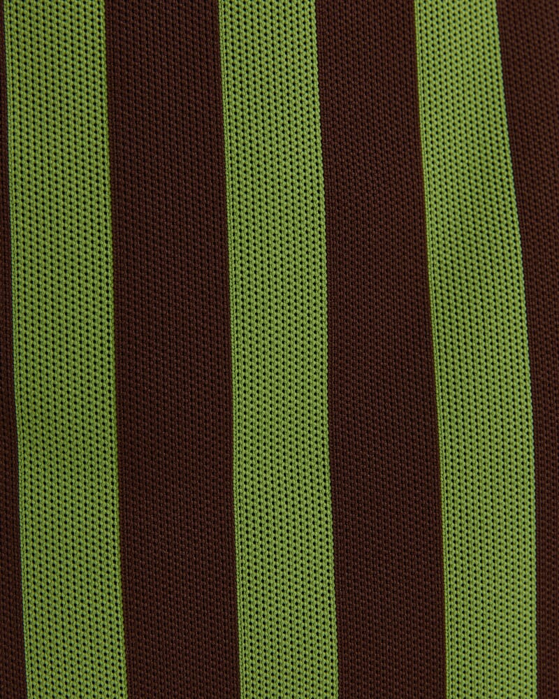 Stripe Large Shopper in GREEN MULTI