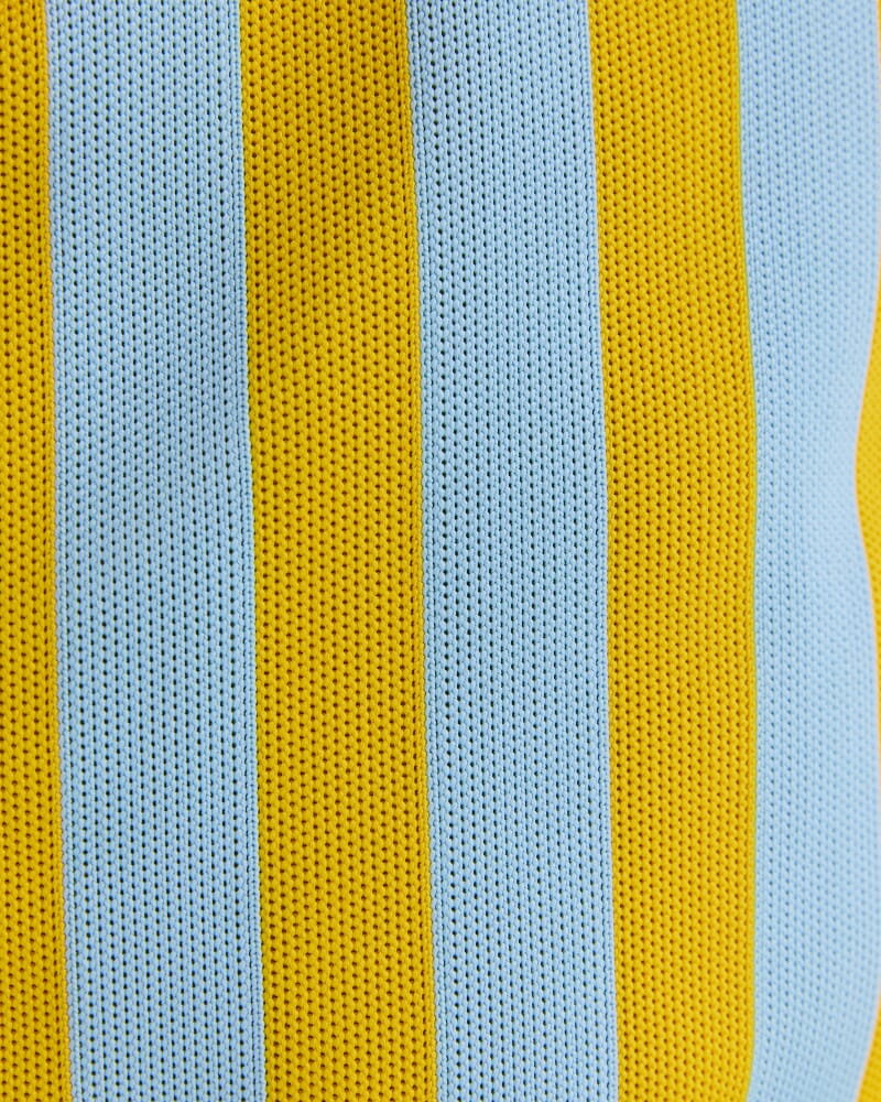 Stripe Large Shopper in YELLOW MULTI