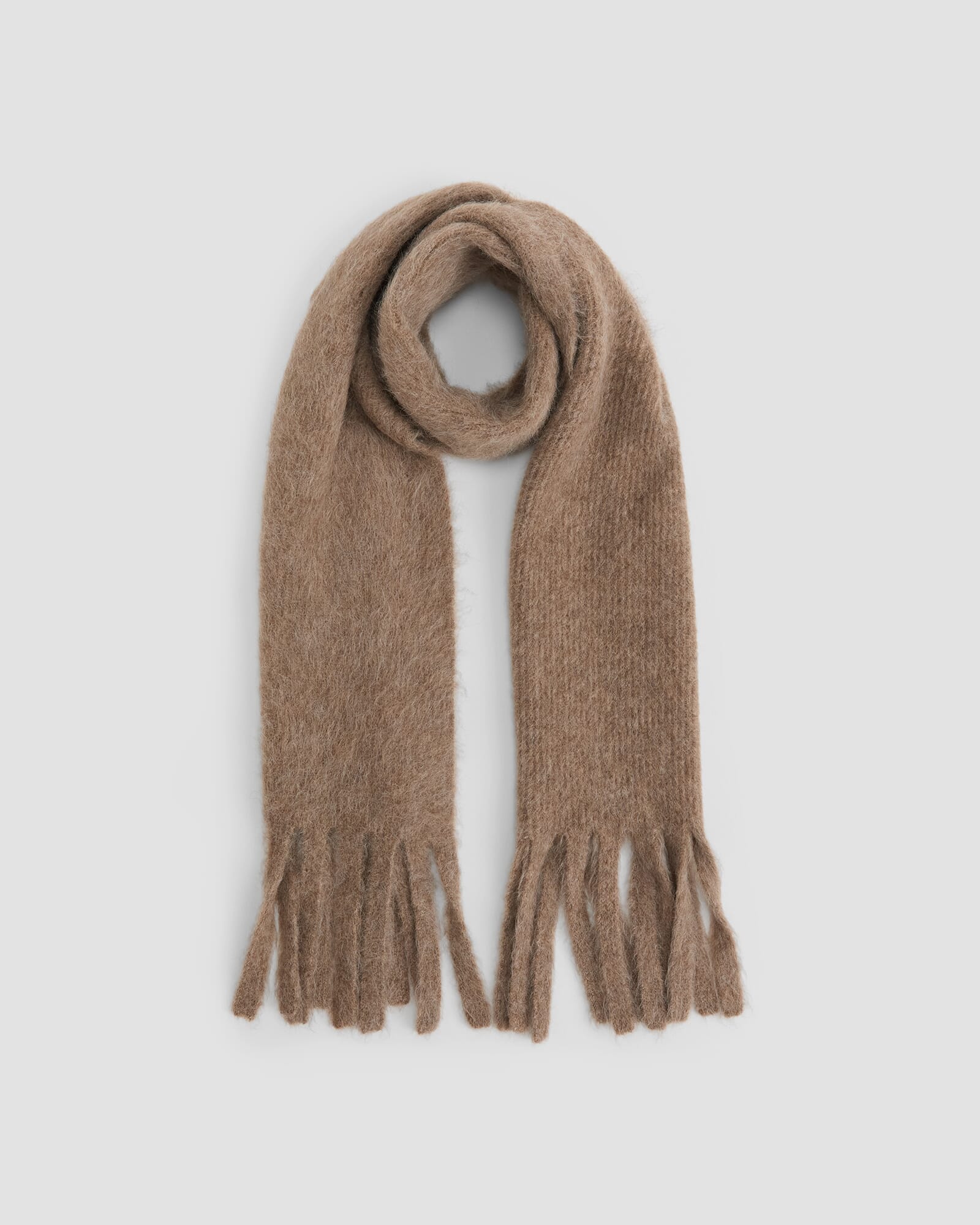 Alpaca Fringe Scarf