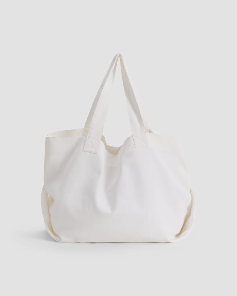 Logo Canvas Bag in ECRU