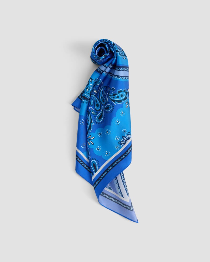 Bandana Scarf in CORNFLOWER