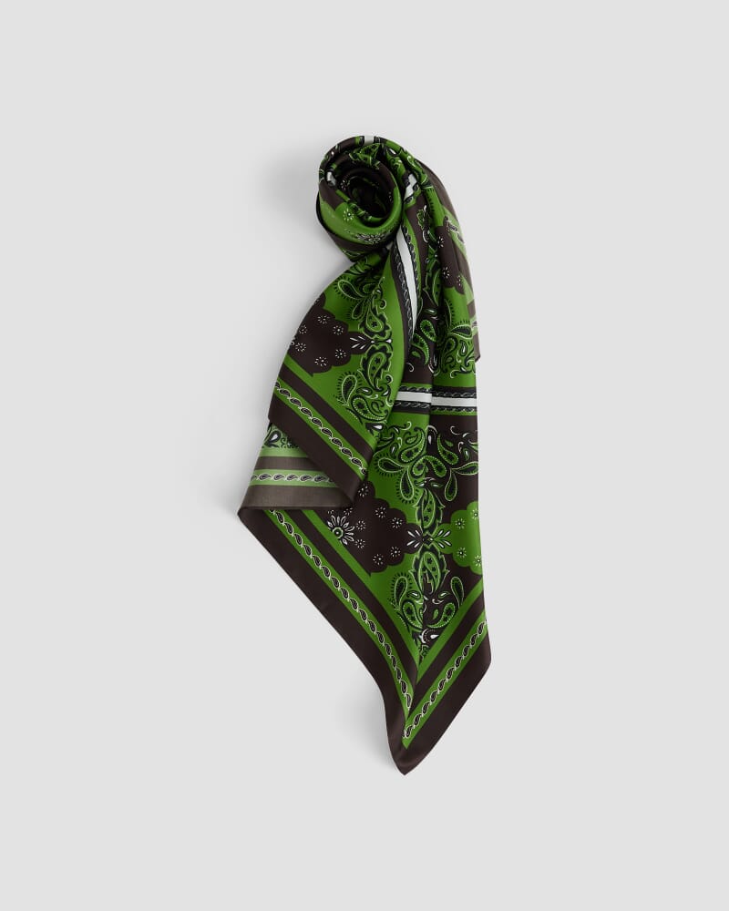 Bandana Scarf in GREEN MULTI