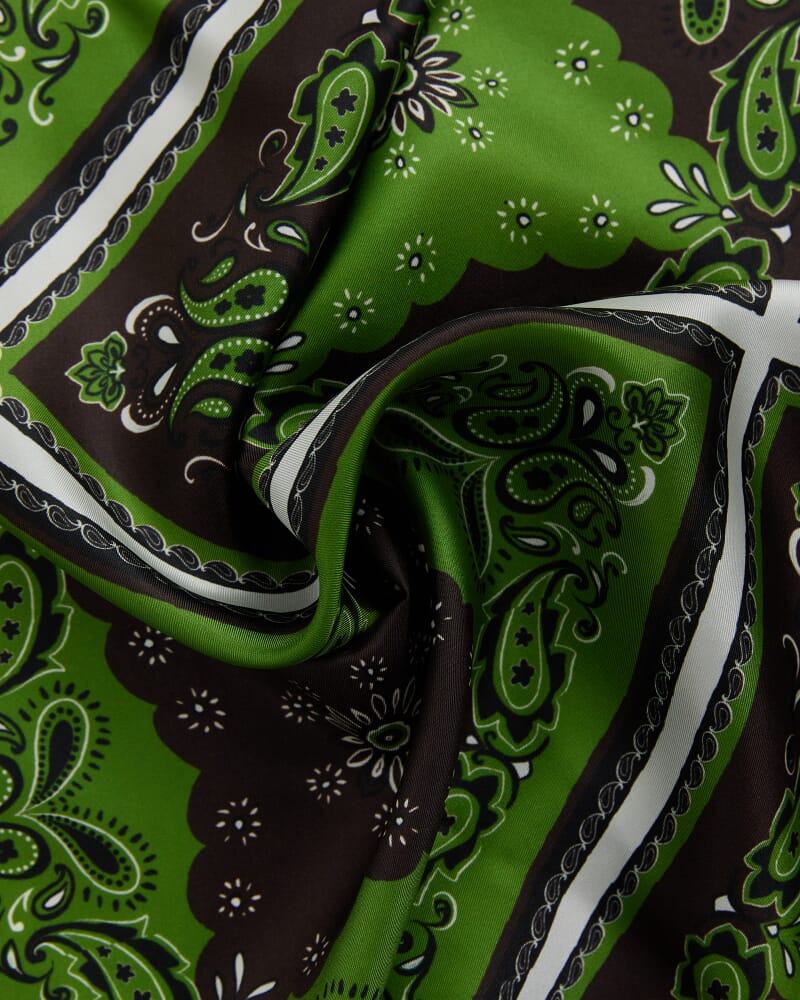 Bandana Scarf in GREEN MULTI