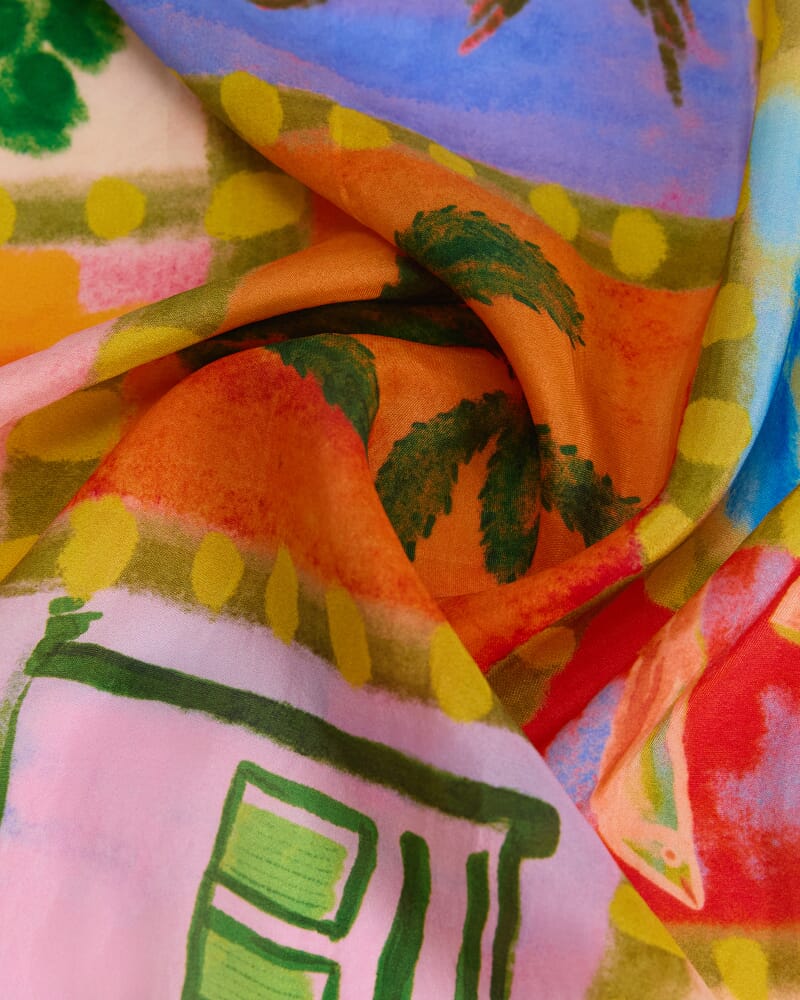 Kai Scarf in BURNT ORANGE