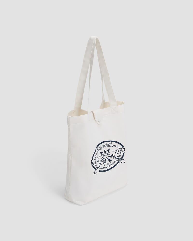 Sportscraft Shopper Tote Bag in WHITE