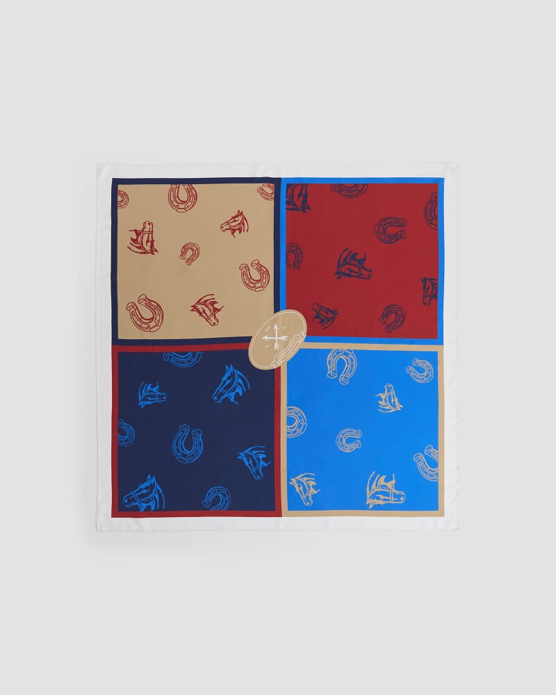 Hannah Scarf in BLUE/RED