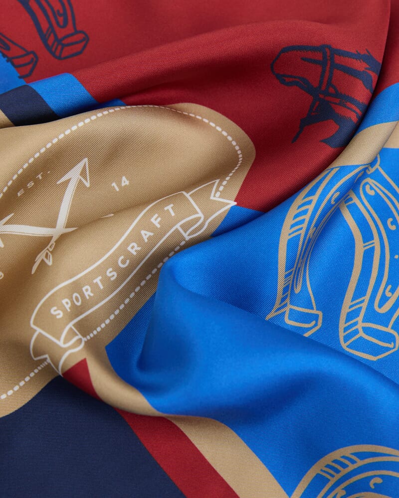 Hannah Scarf in BLUE/RED