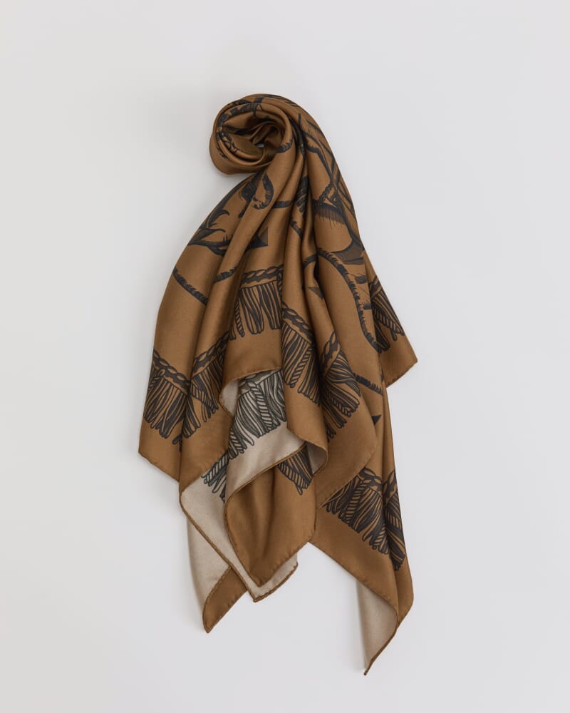 Sadie Scarf in BROWN MULTI