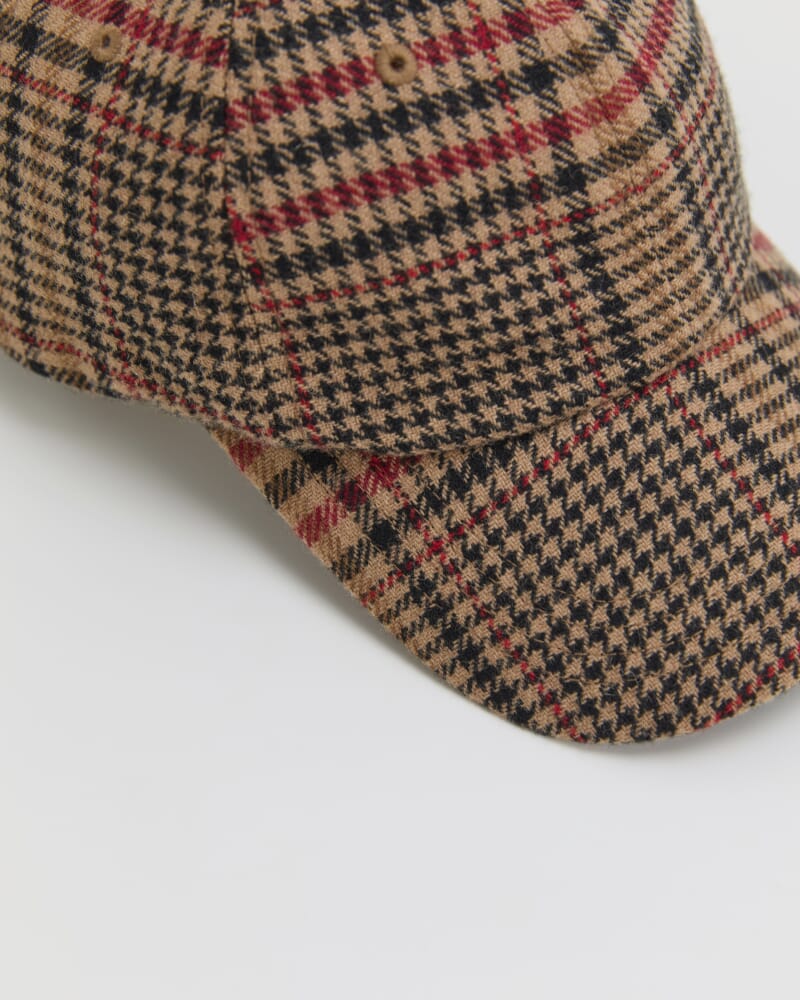 Darcy Check Cap in BROWN MULTI